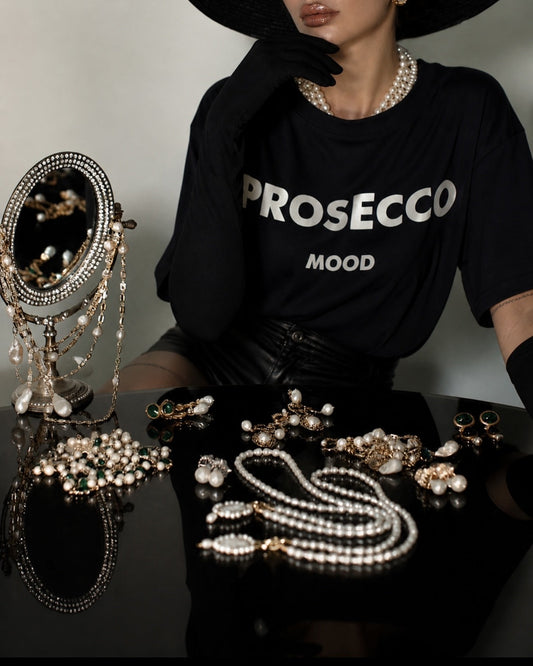 PROSECCO MOOD Tee - T-shirt Donna - The Boujee Runway